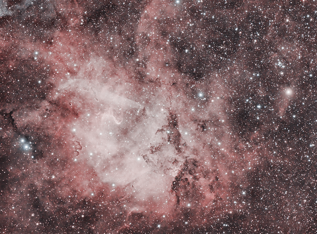 The Lion Nebula – Sharpless 2-132